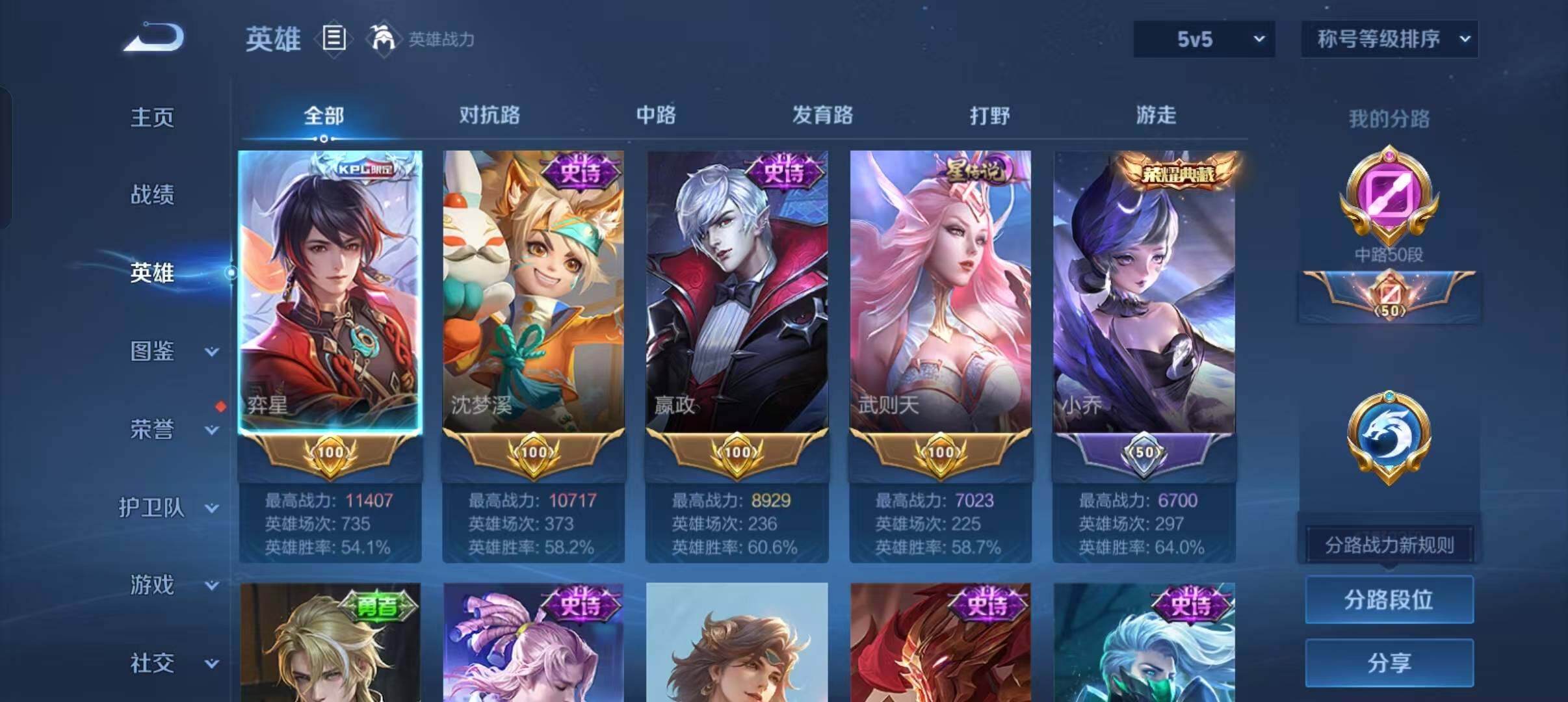 WZLX467207王者荣耀账号详情图3