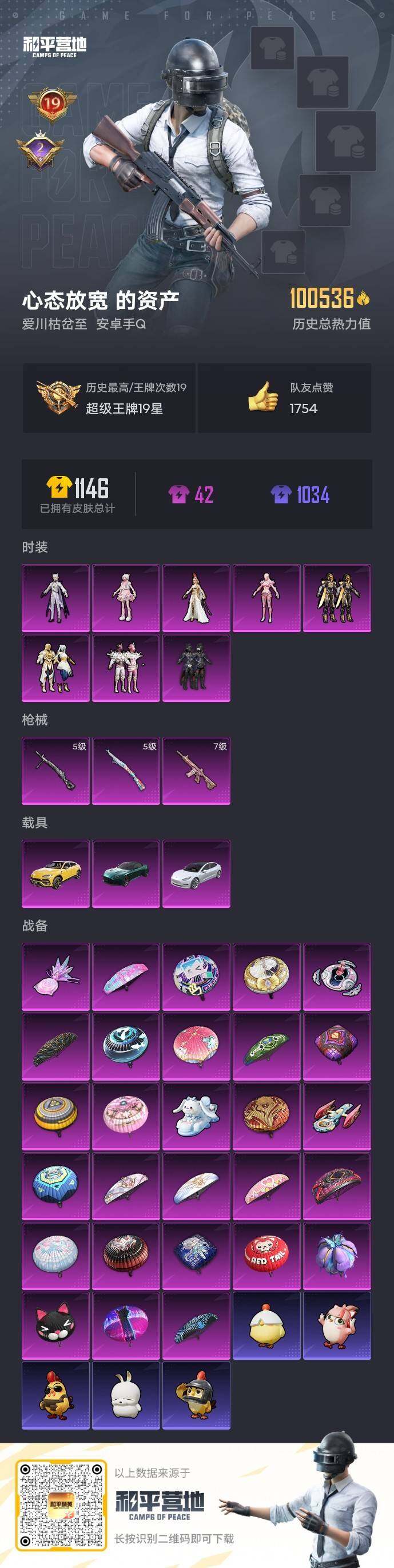 HPLE419423和平精英账号详情图17