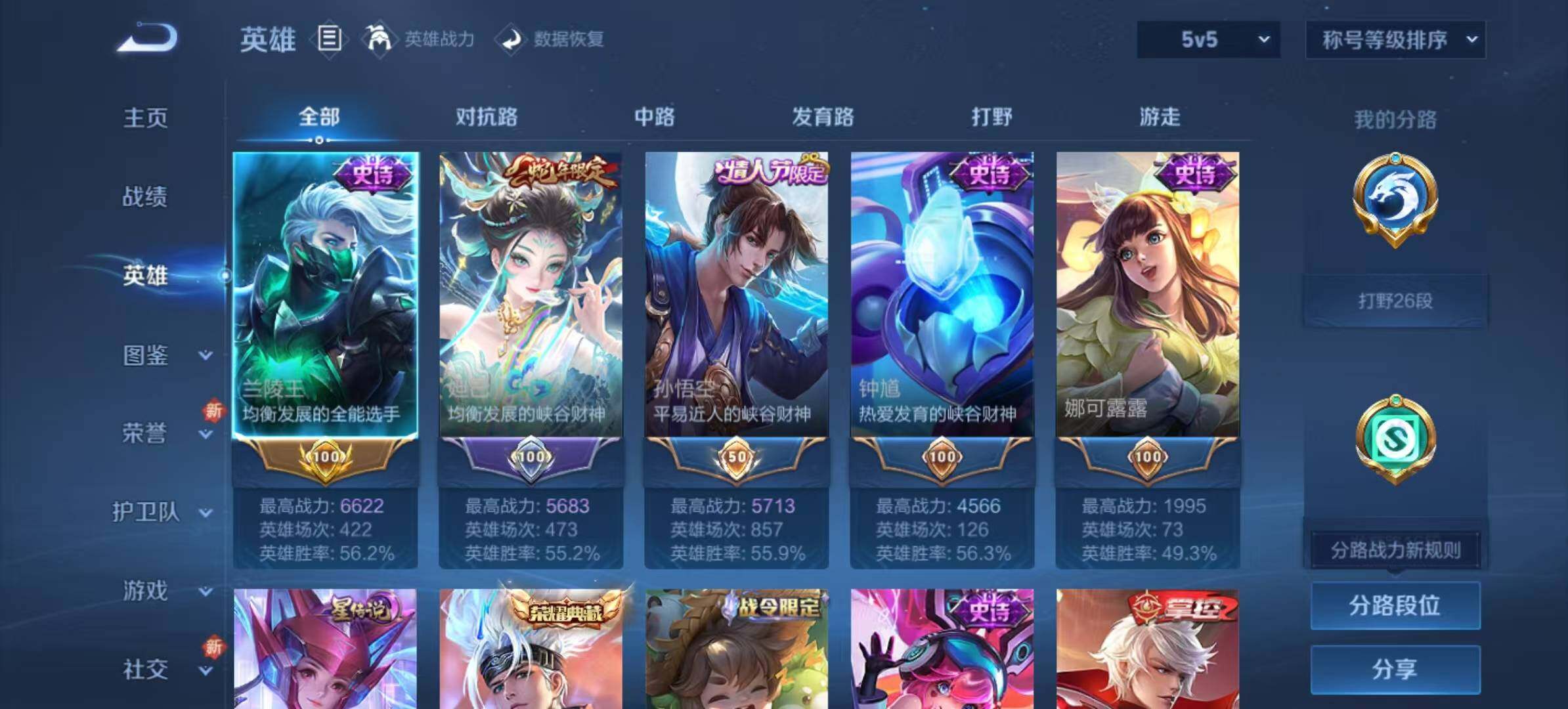 WZCMW470572王者荣耀账号详情图3 WZCMW470572王者荣耀账号详情图3