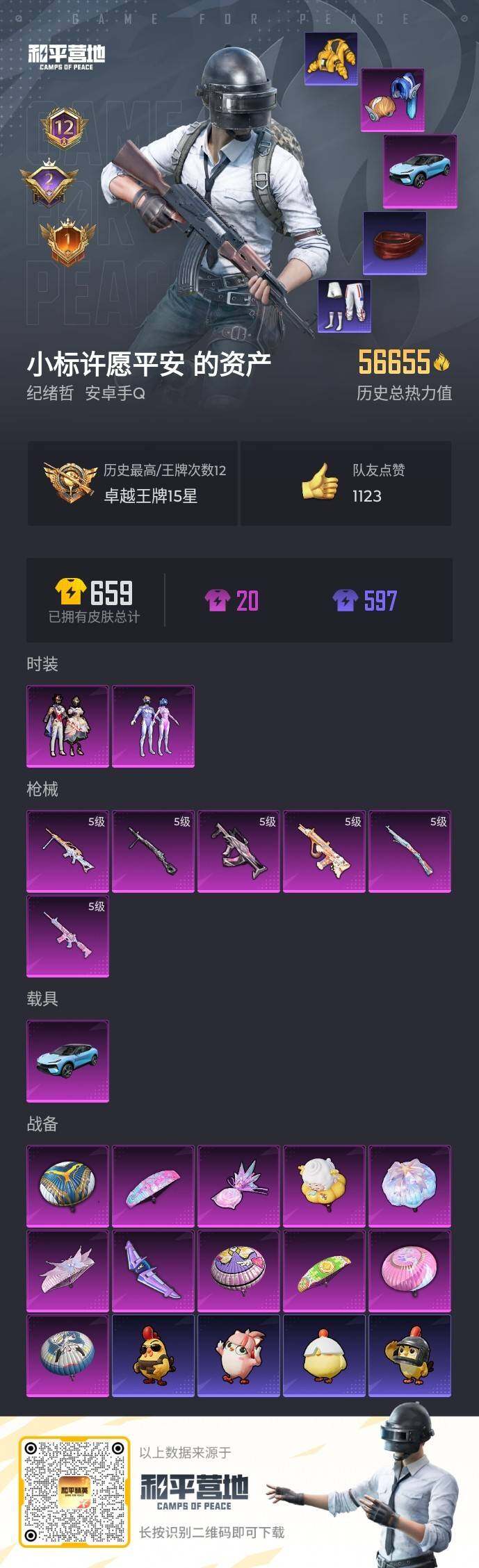 HPLX419421和平精英账号详情图15