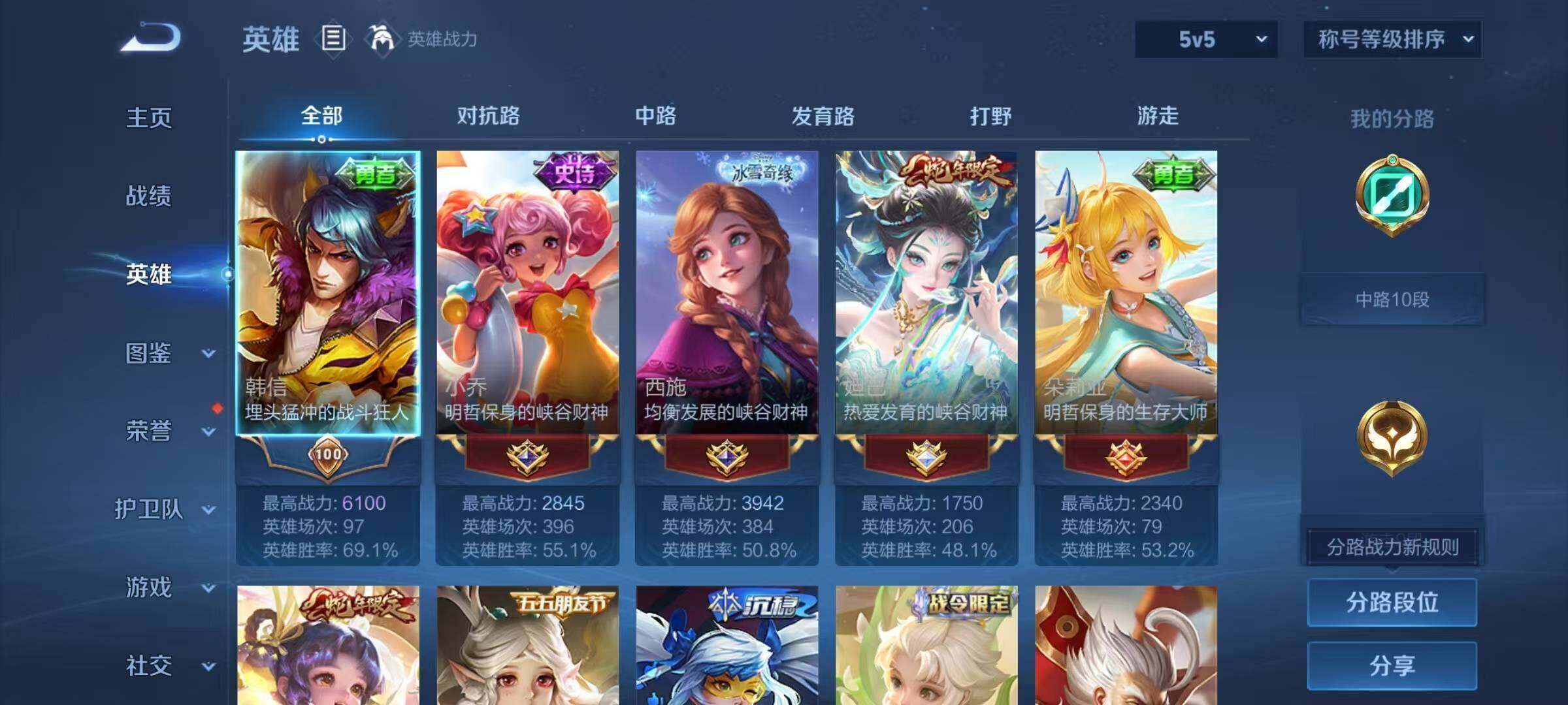 WZQM436987王者荣耀账号详情图6