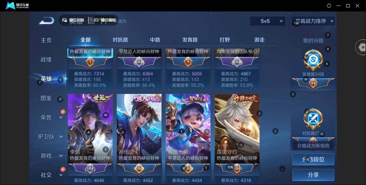 WZLX463705王者荣耀账号详情图8