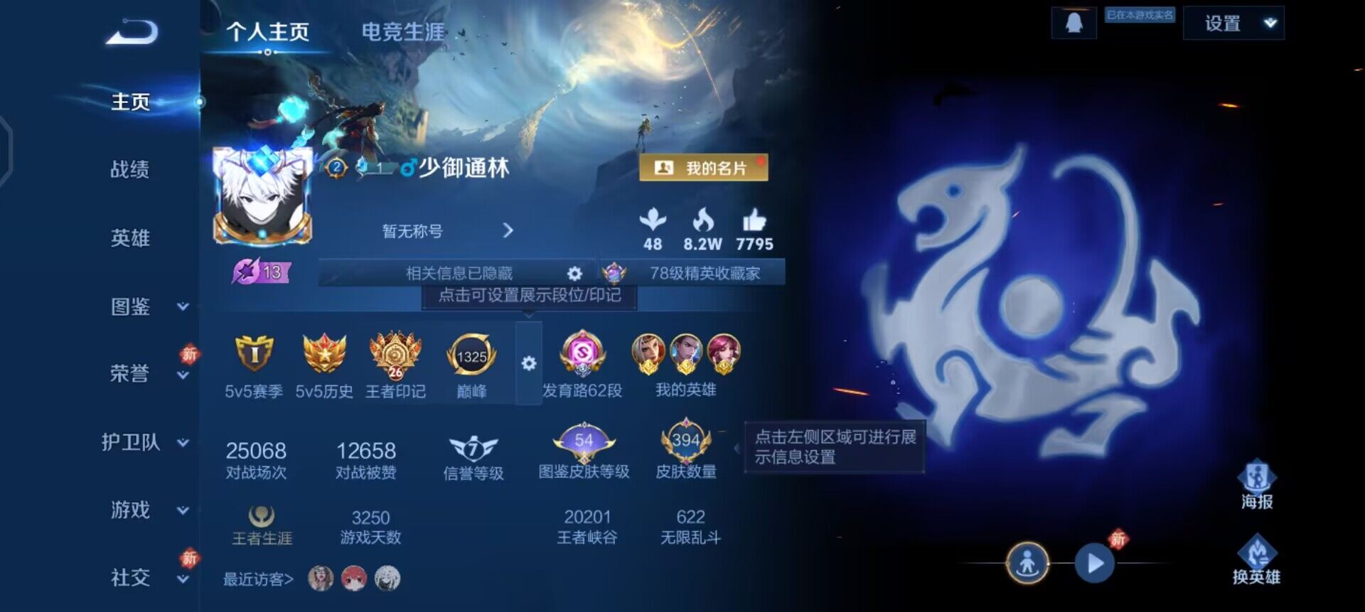 WZQM437202王者荣耀账号详情图3