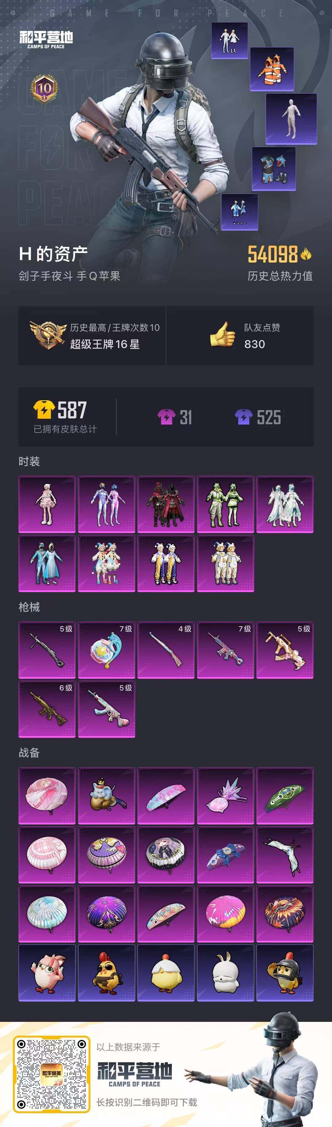 HPCMW419660和平精英账号详情图19 HPCMW419660和平精英账号详情图19