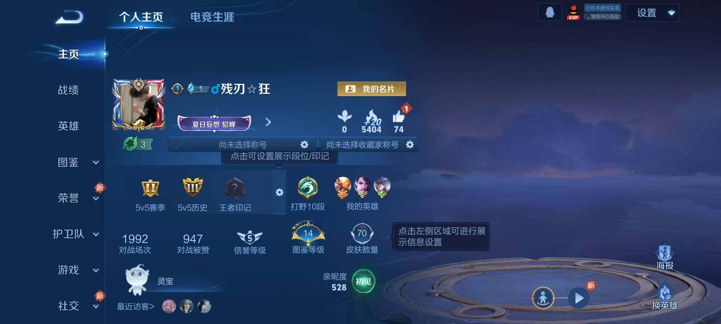 WZJZ453914王者荣耀账号详情图4