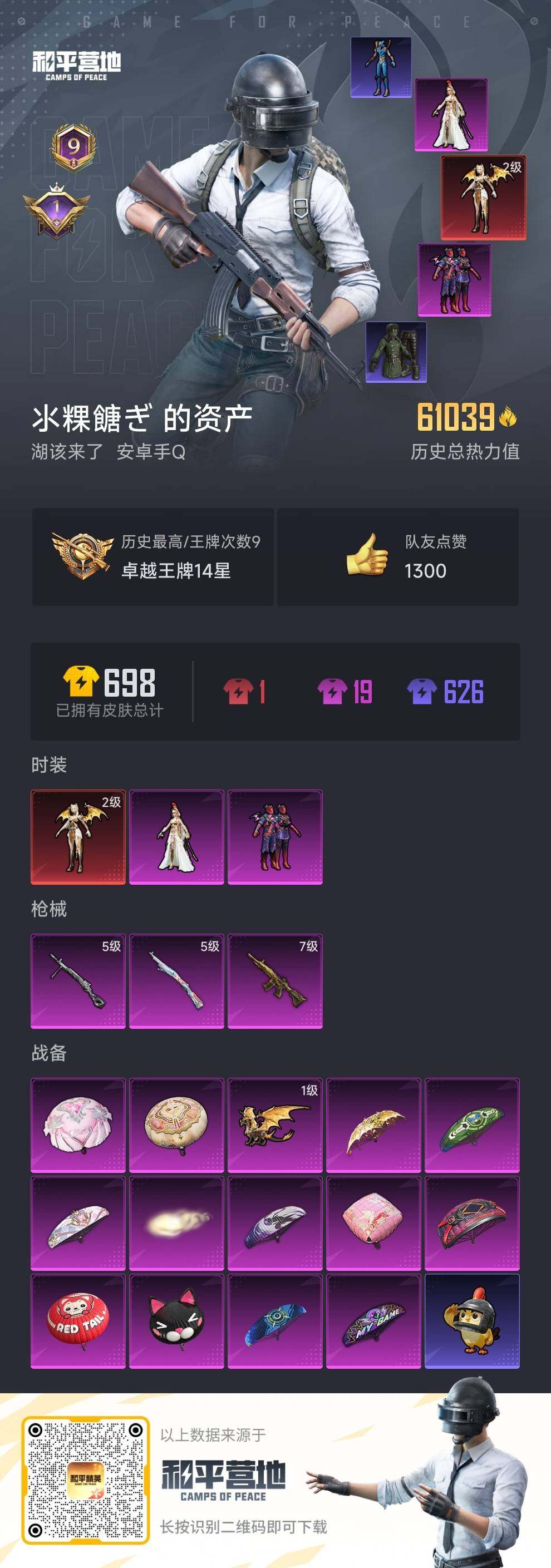 HPDN419263和平精英账号详情图3 HPDN419263和平精英账号详情图3