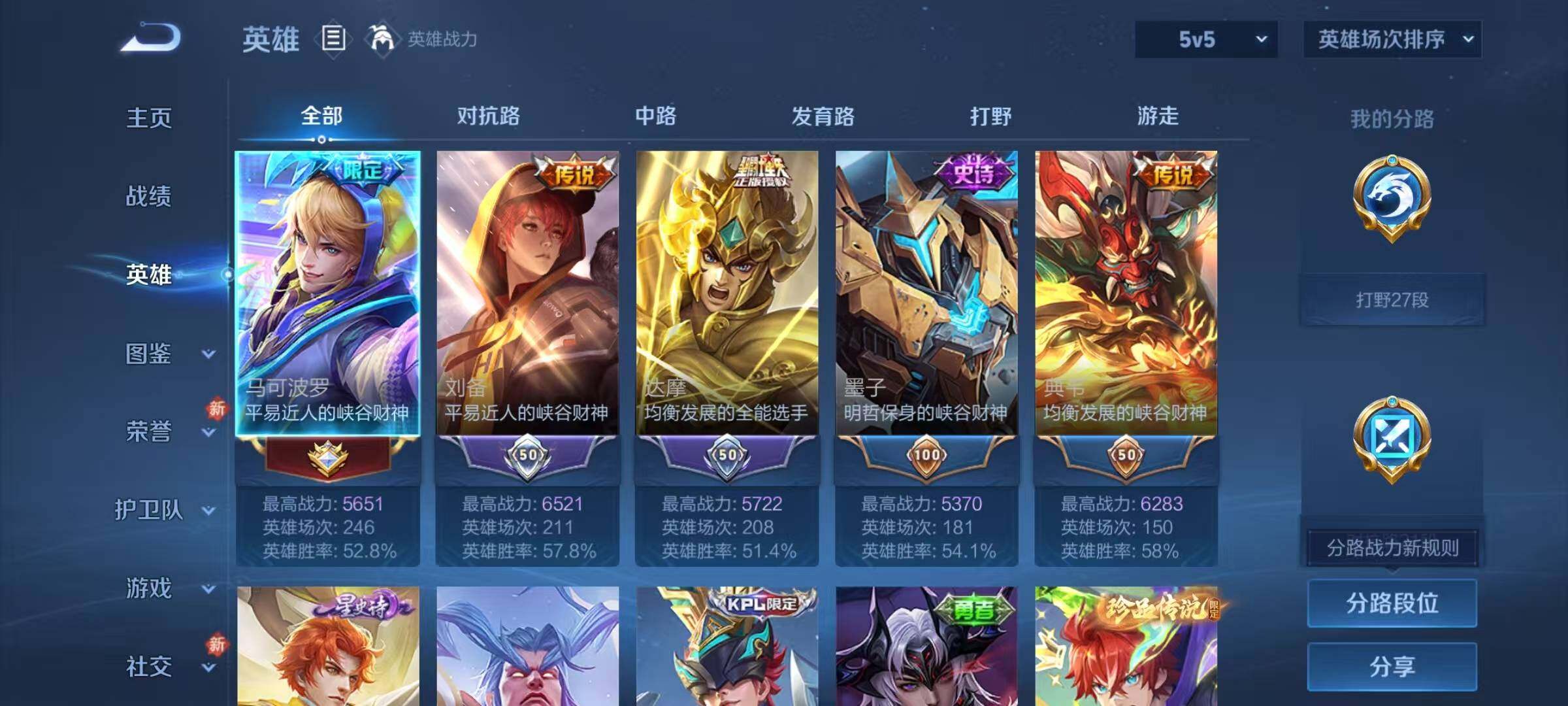 WZJZ463289王者荣耀账号详情图5