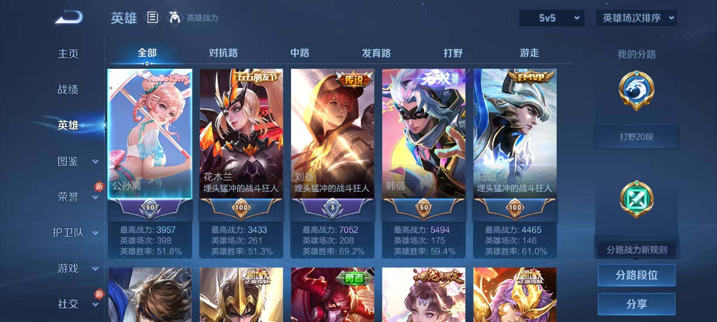 WZJZ456580王者荣耀账号详情图6