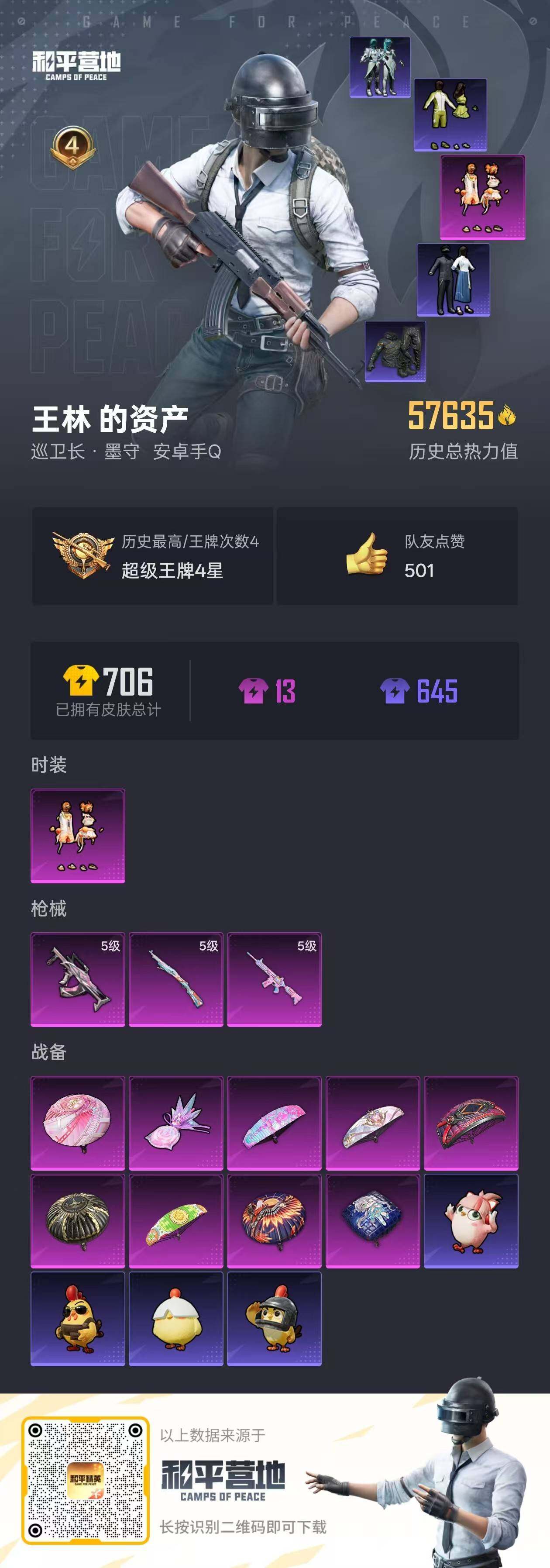 HPLE420181和平精英账号详情图2 HPLE420181和平精英账号详情图2