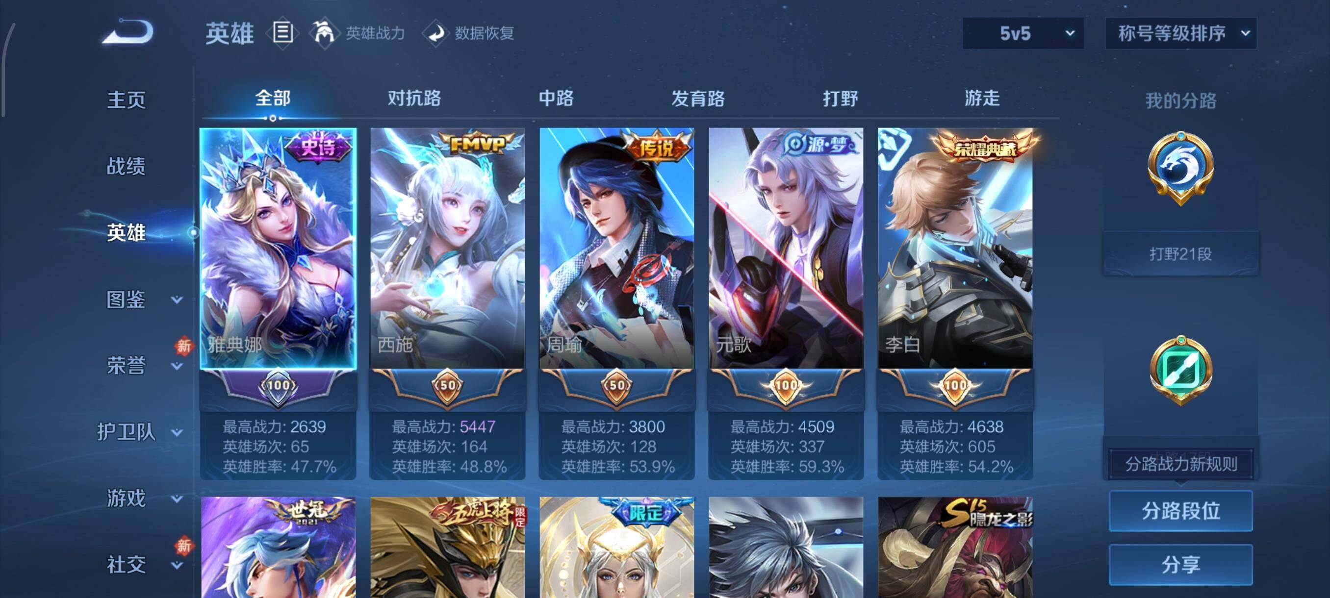 WZCMW438698王者荣耀账号详情图3