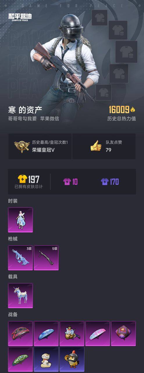 HPCMW420056和平精英账号详情图3