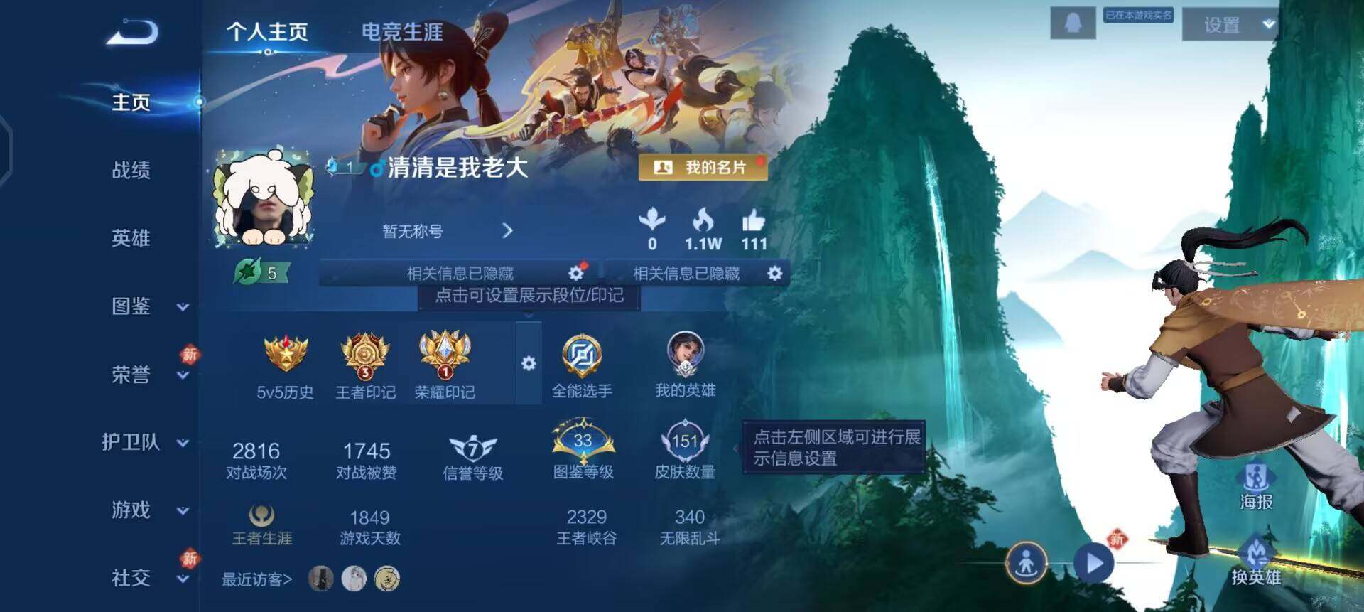 WZQM443848王者荣耀账号详情图3