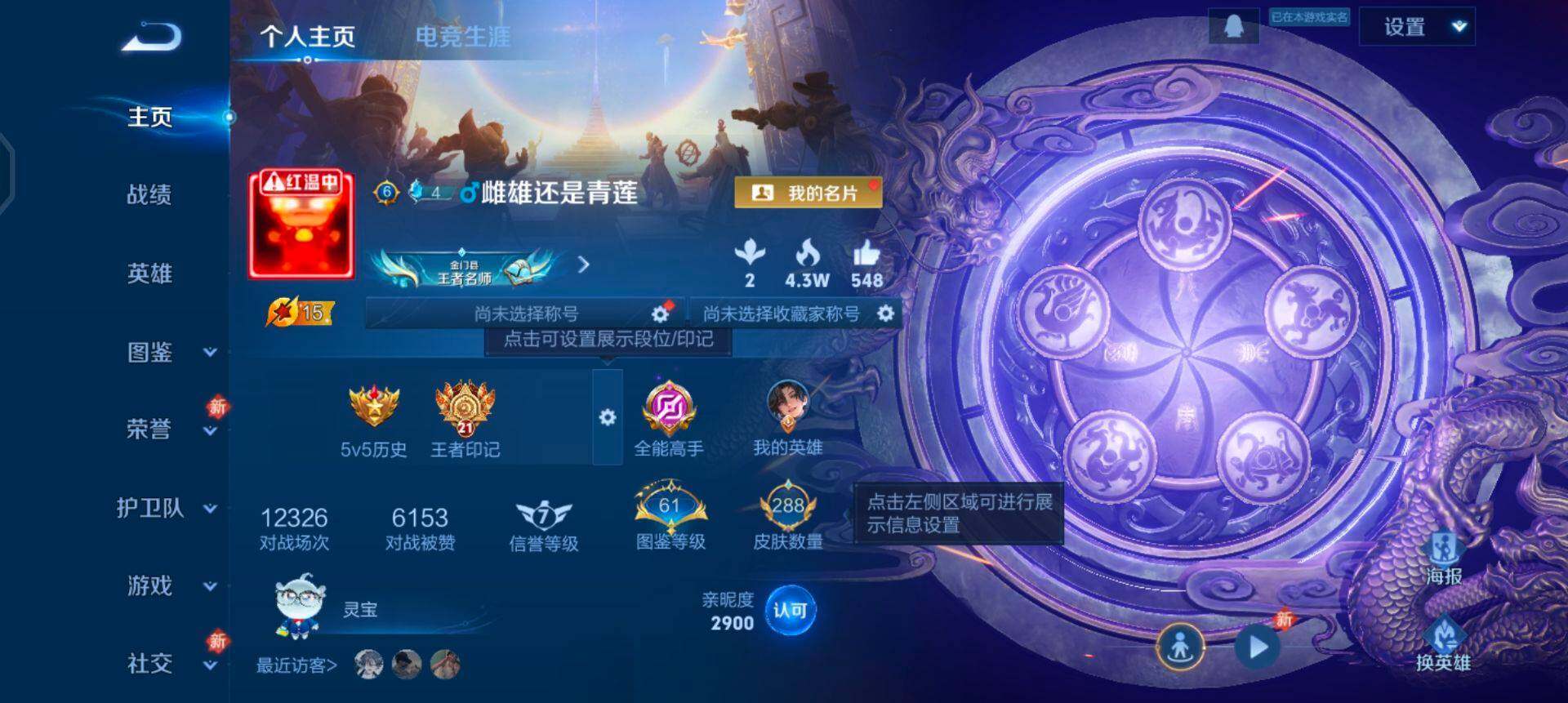 WZQM443884王者荣耀账号详情图3