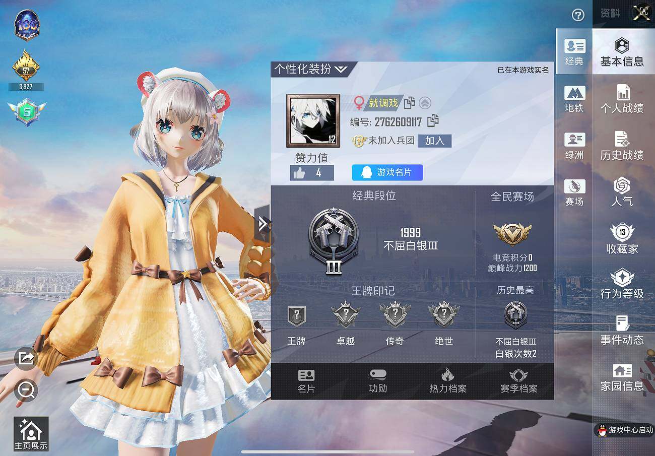 HPCMW420170和平精英账号详情图9