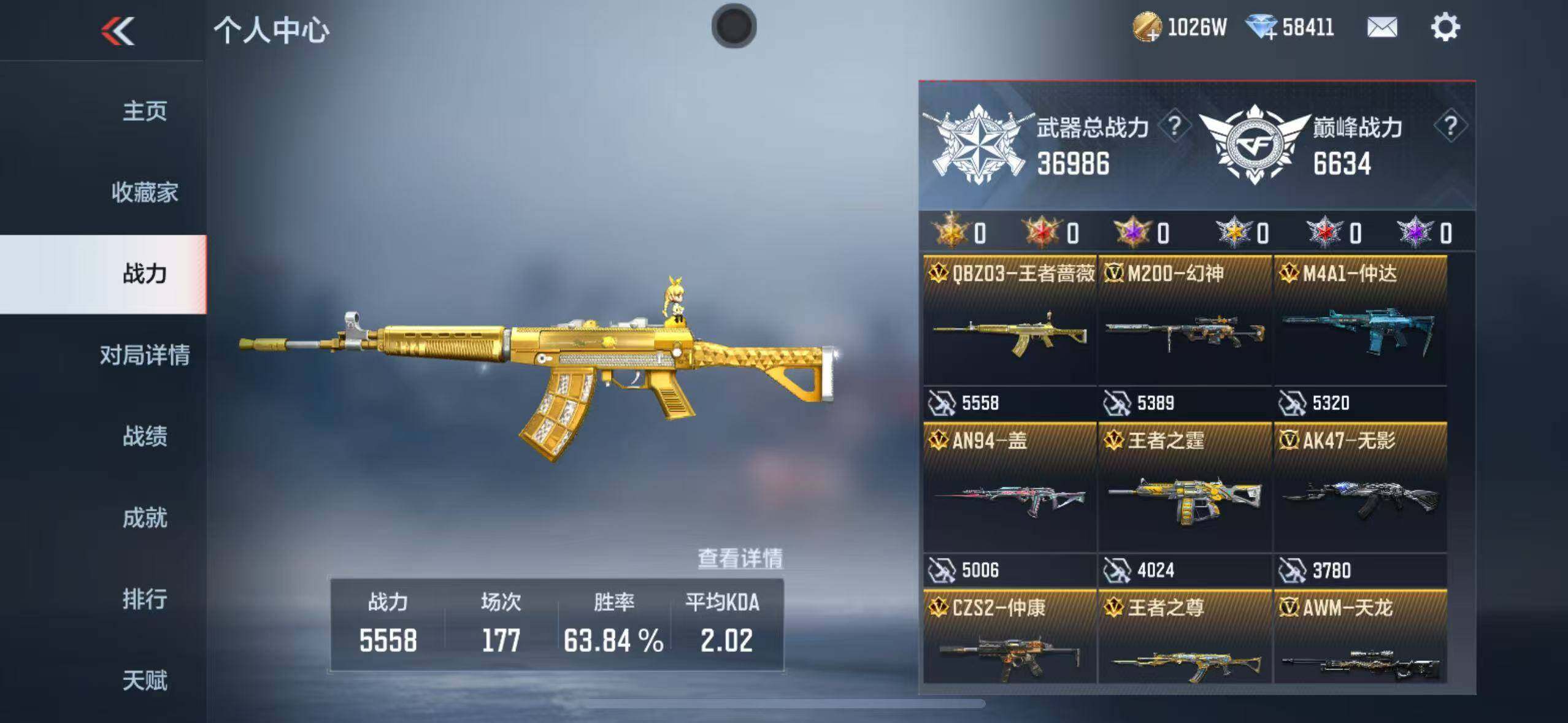 CFMEY42939枪战王者账号详情图5