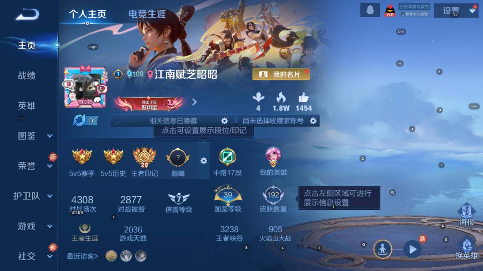 WZCMW438063王者荣耀账号详情图5