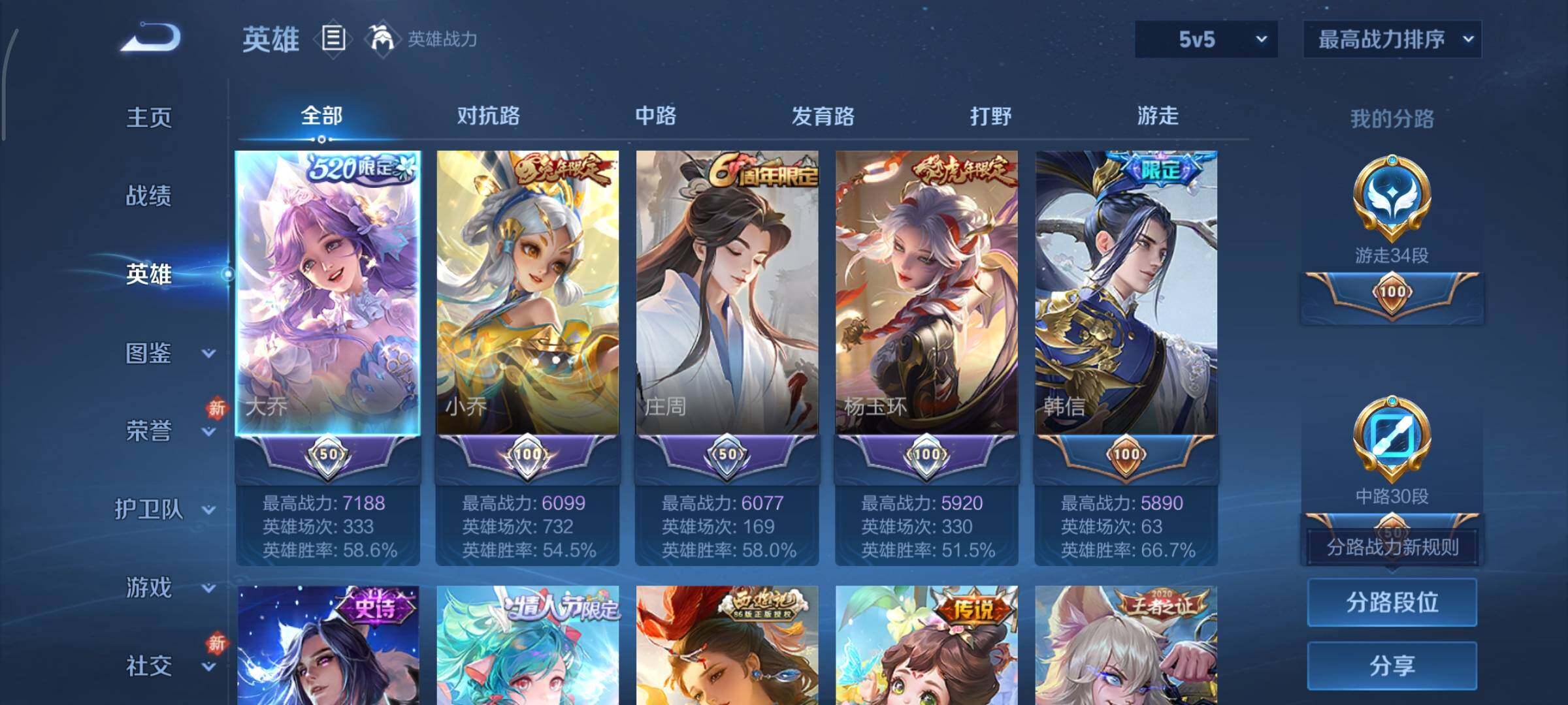 WZCMY441104王者荣耀账号详情图3