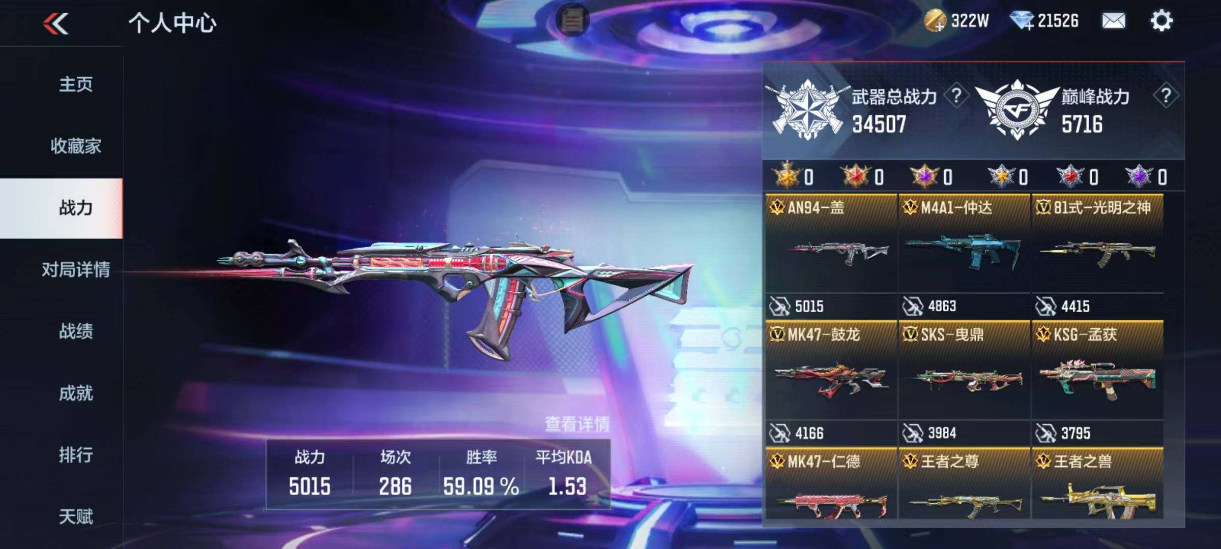 CFMQM43057枪战王者账号详情图6