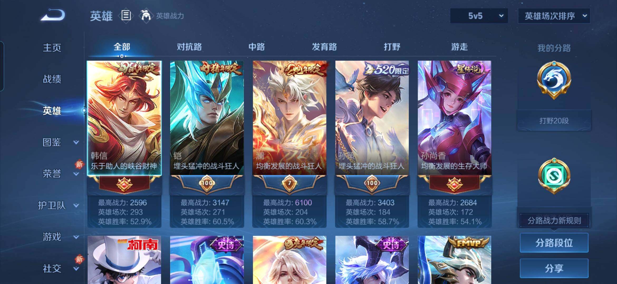 WZDN439301王者荣耀账号详情图4