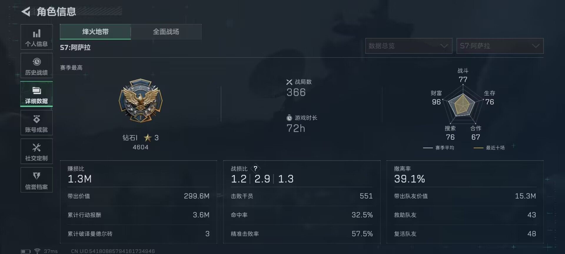 SJZQM49724三角洲行动账号详情图15