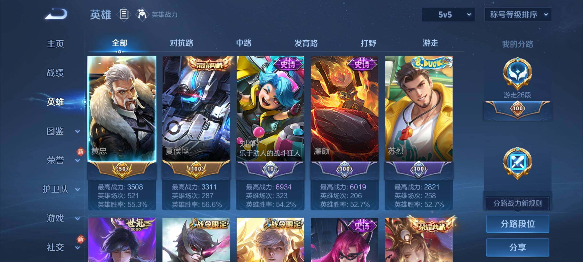 WZCMY450051王者荣耀账号详情图3