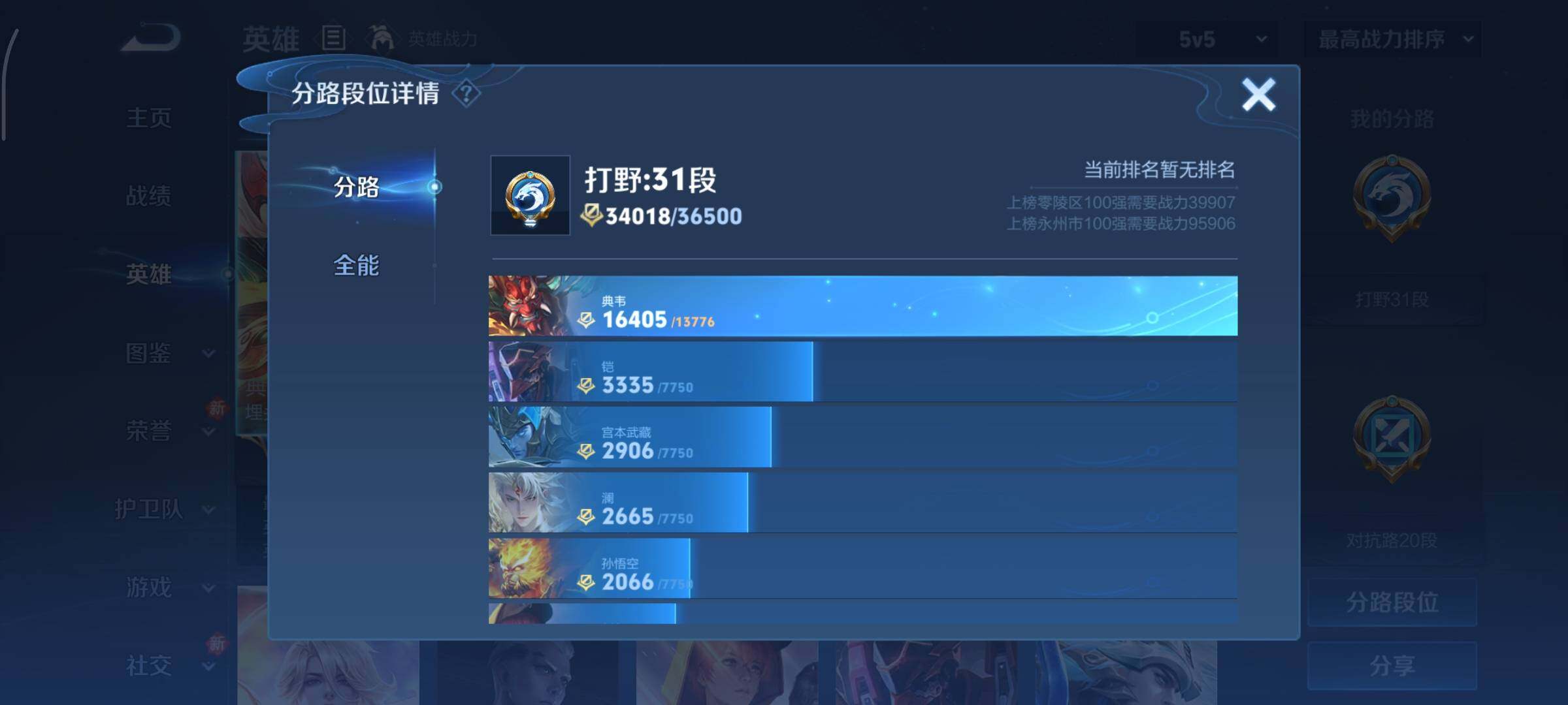 WZCMY443998王者荣耀账号详情图4