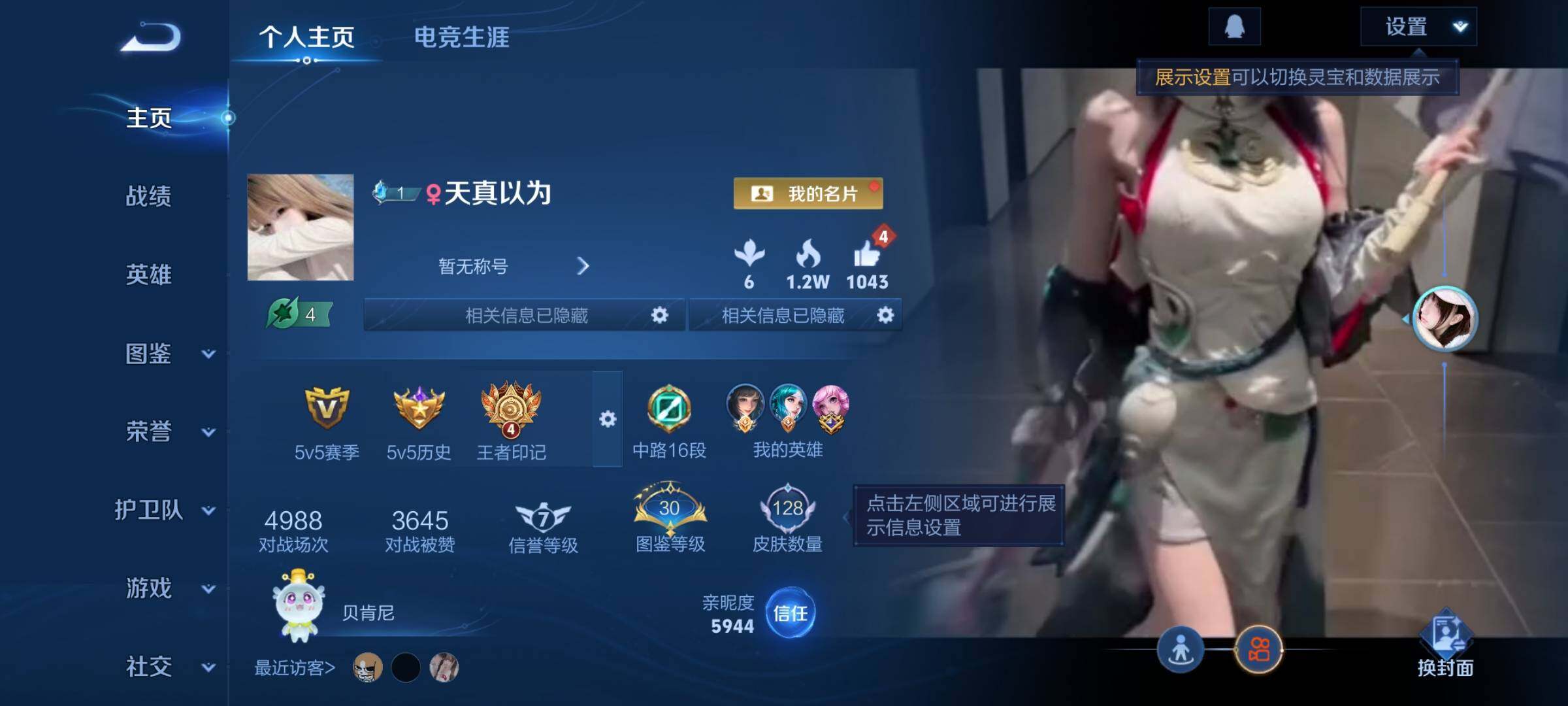 WZCMW446535王者荣耀账号详情图2