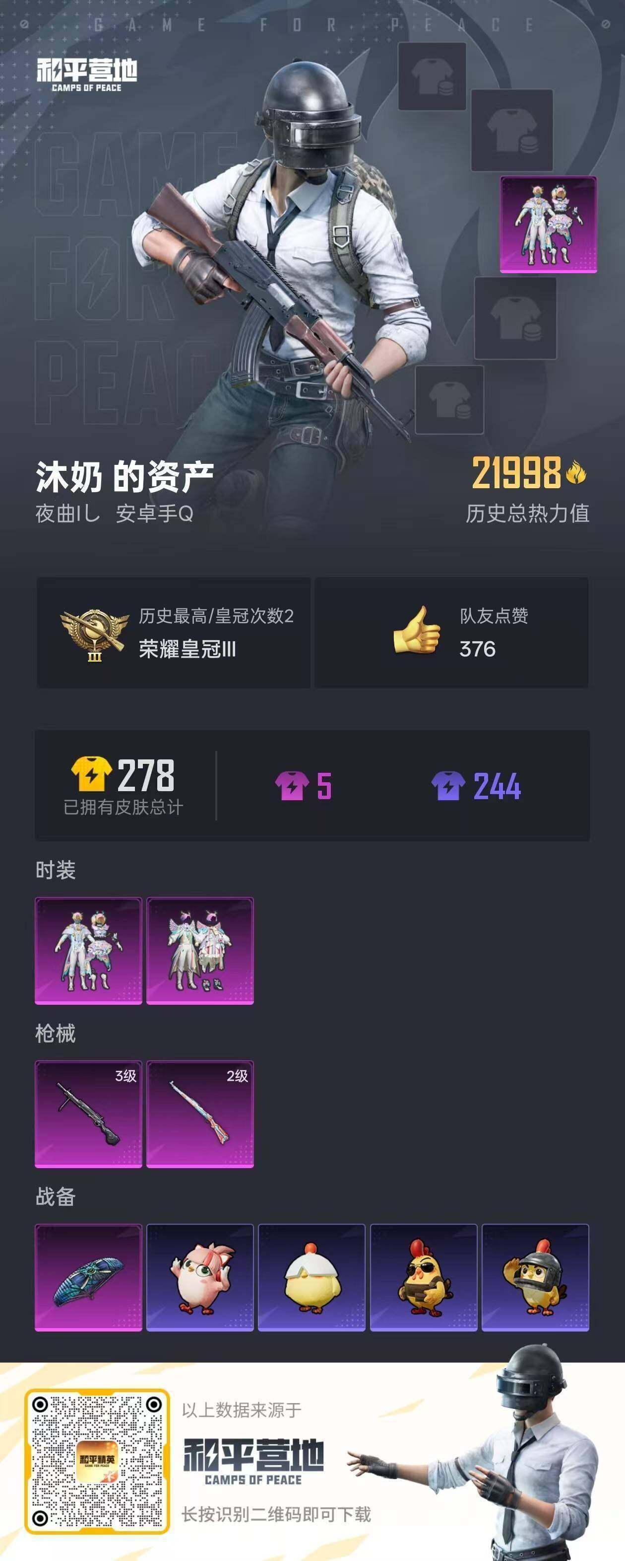 HPLE423984和平精英账号详情图2