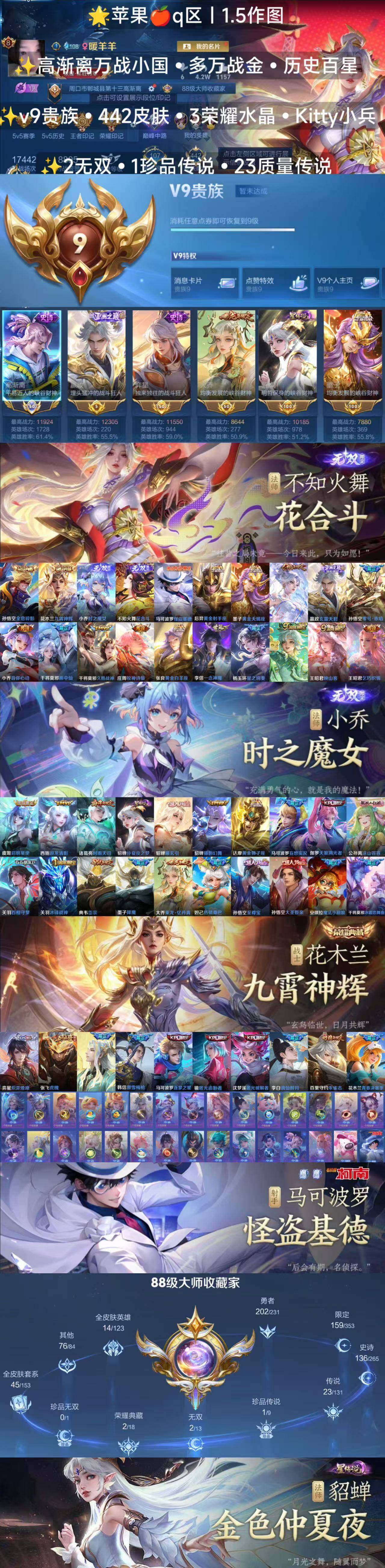 WZQM443182王者荣耀账号详情图10