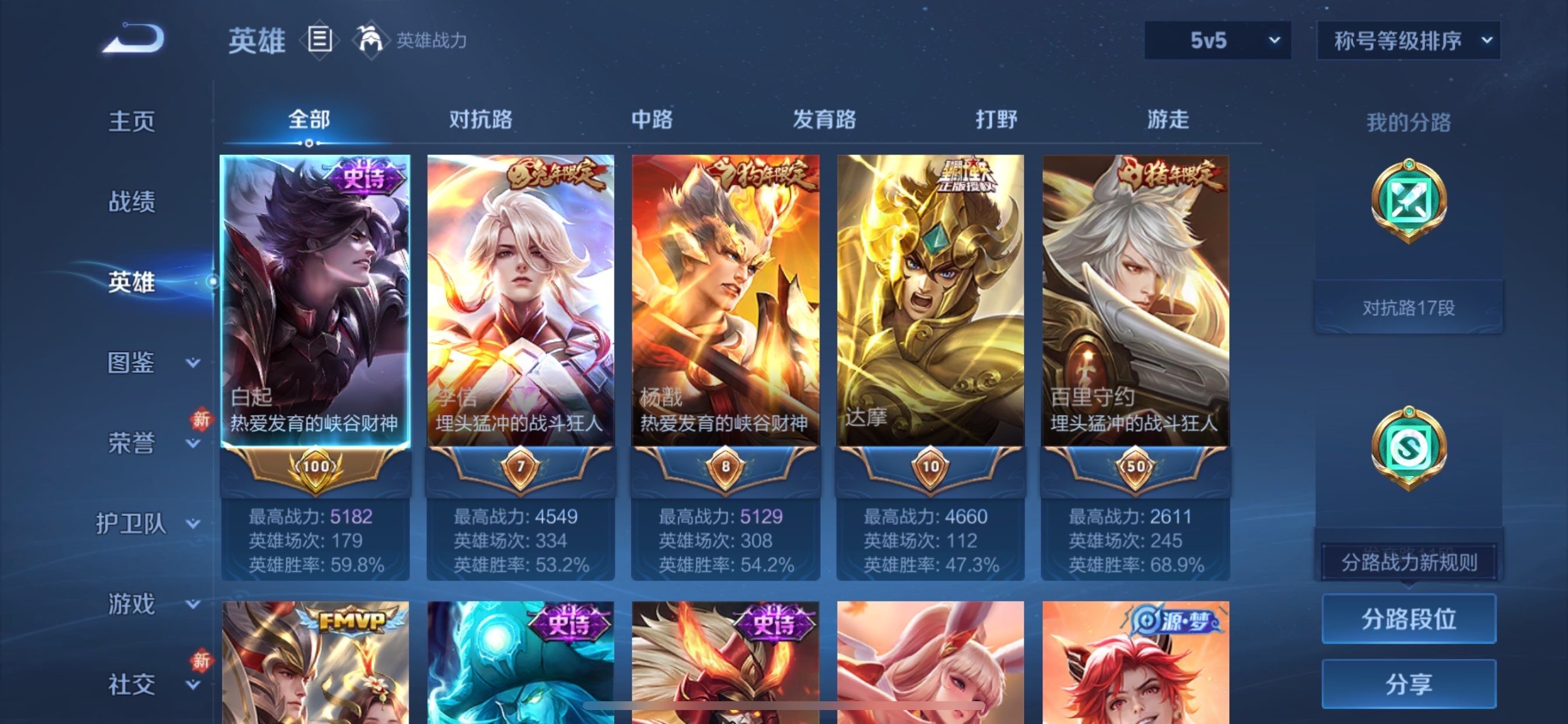 WZCMY447441王者荣耀账号详情图3