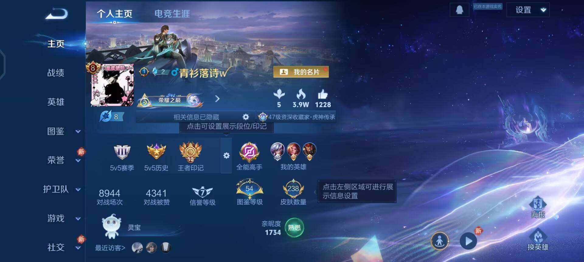 WZQM490336王者荣耀账号详情图3 WZQM490336王者荣耀账号详情图3