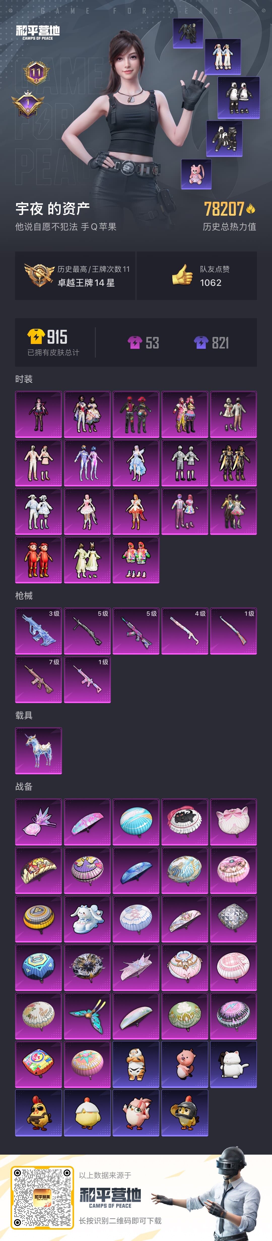 HPCMW468366和平精英账号详情图6