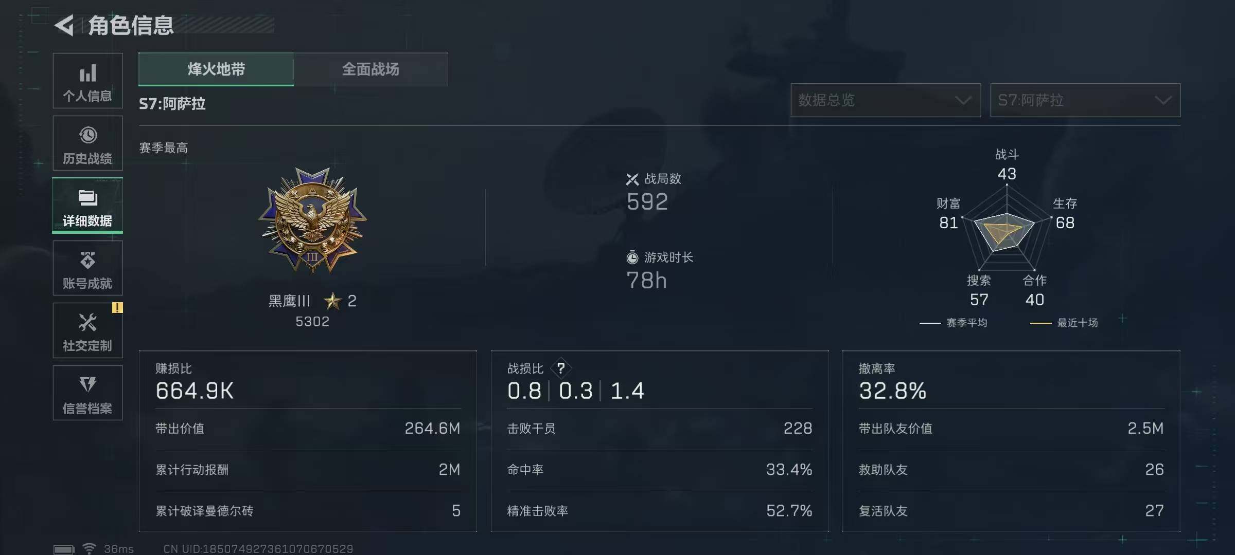 SJZEY410517三角洲行动账号详情图4 SJZEY410517三角洲行动账号详情图4