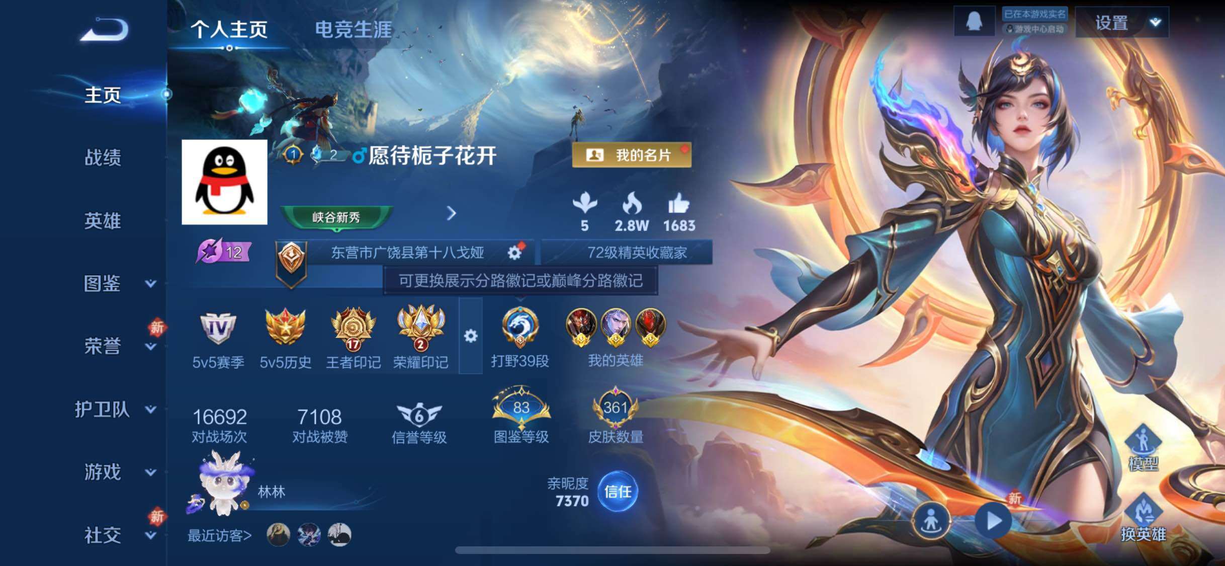 WZCMW446587王者荣耀账号详情图2