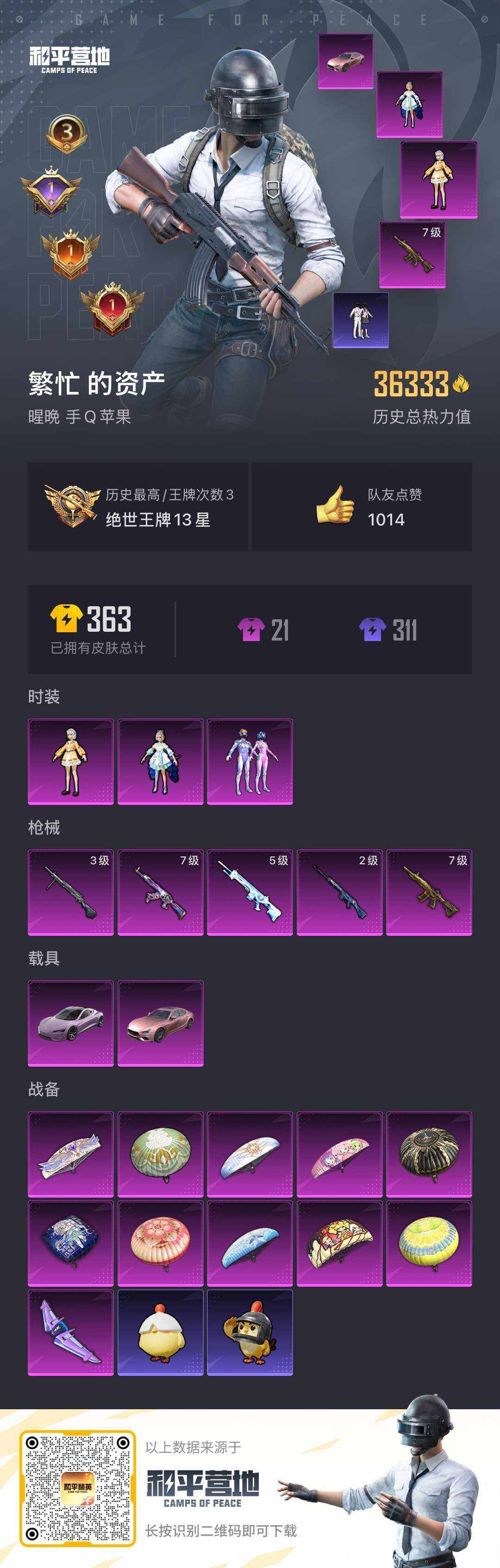 HPKG461623和平精英账号详情图7