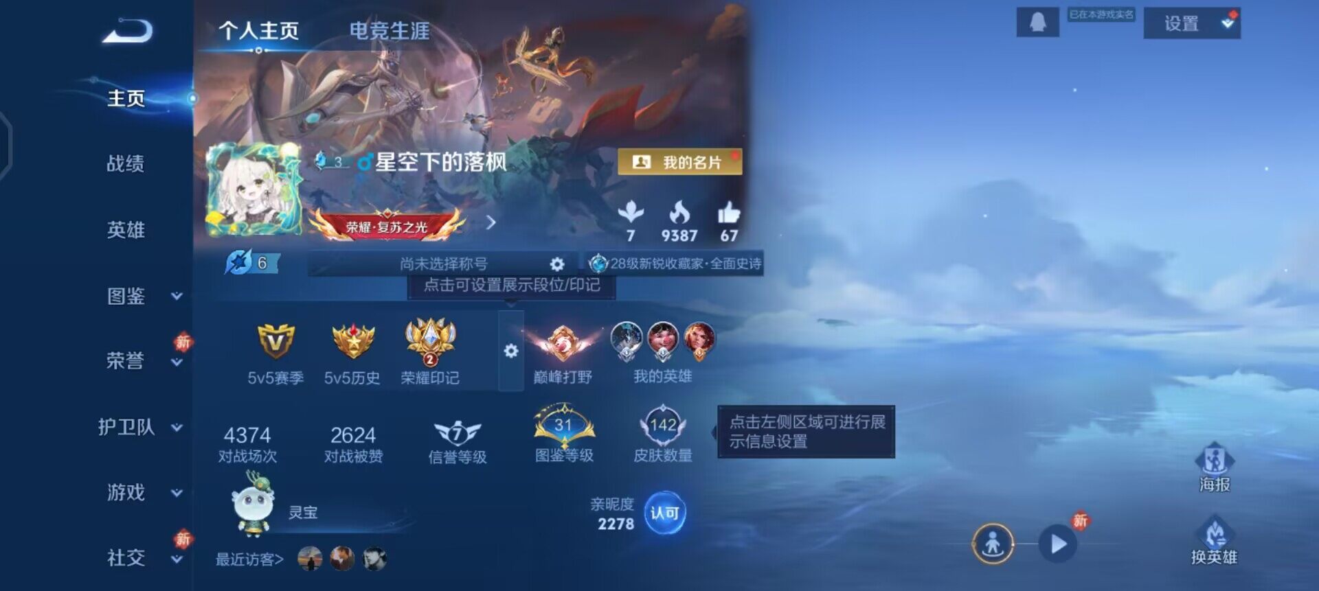 WZQM490316王者荣耀账号详情图3 WZQM490316王者荣耀账号详情图3