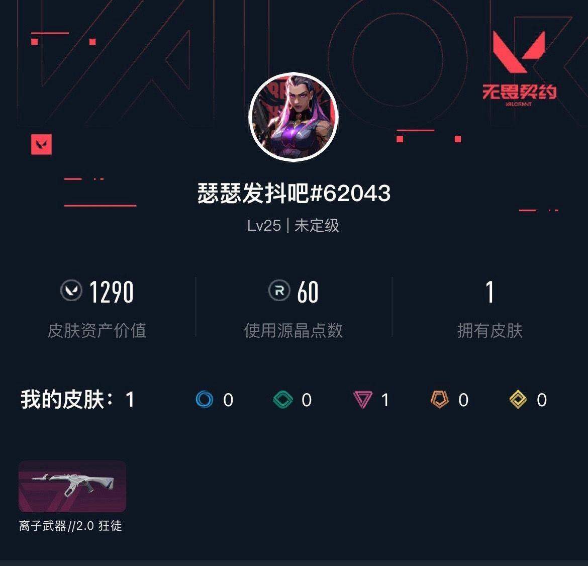 WWQXL44062无畏契约账号详情图3