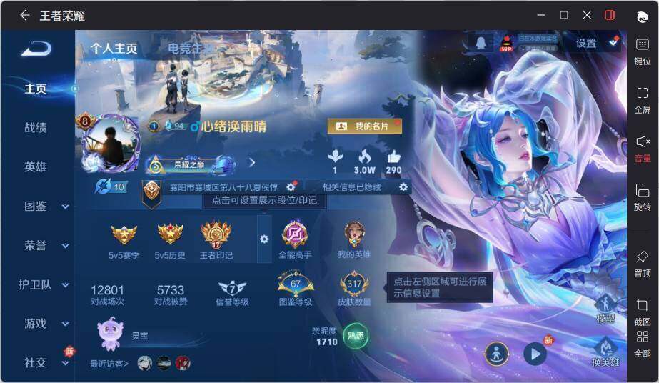 WZCMW463912王者荣耀账号详情图2