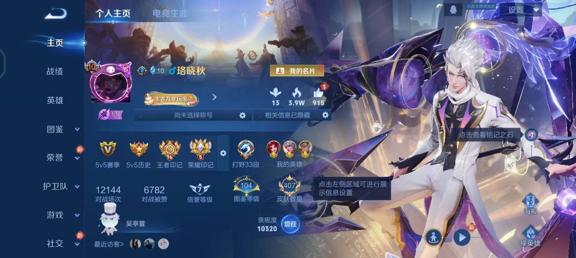 WZQM458823王者荣耀账号详情图3