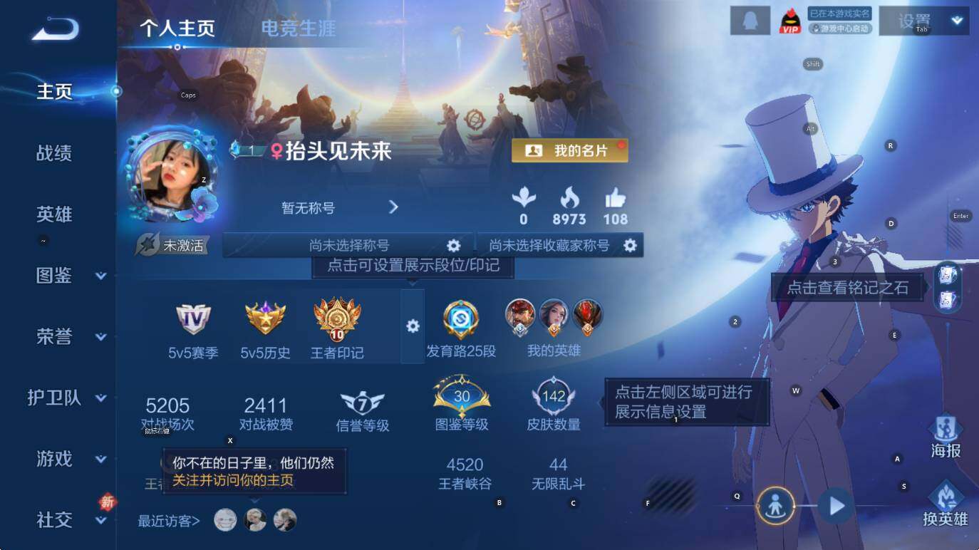 WZCMW446237王者荣耀账号详情图8