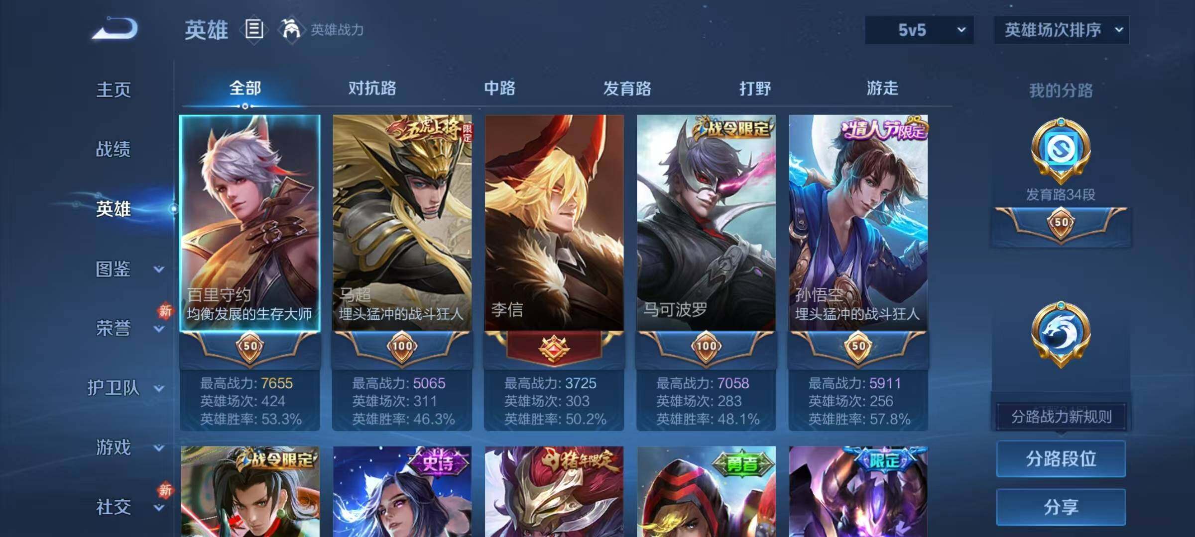 WZJZ493074王者荣耀账号详情图7