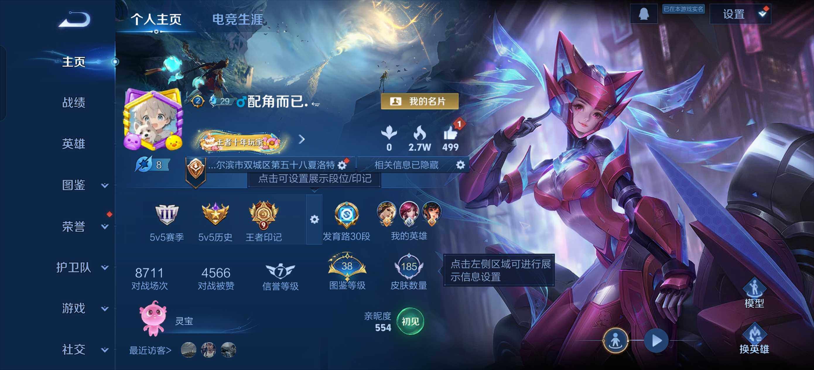 WZLX446400王者荣耀账号详情图5