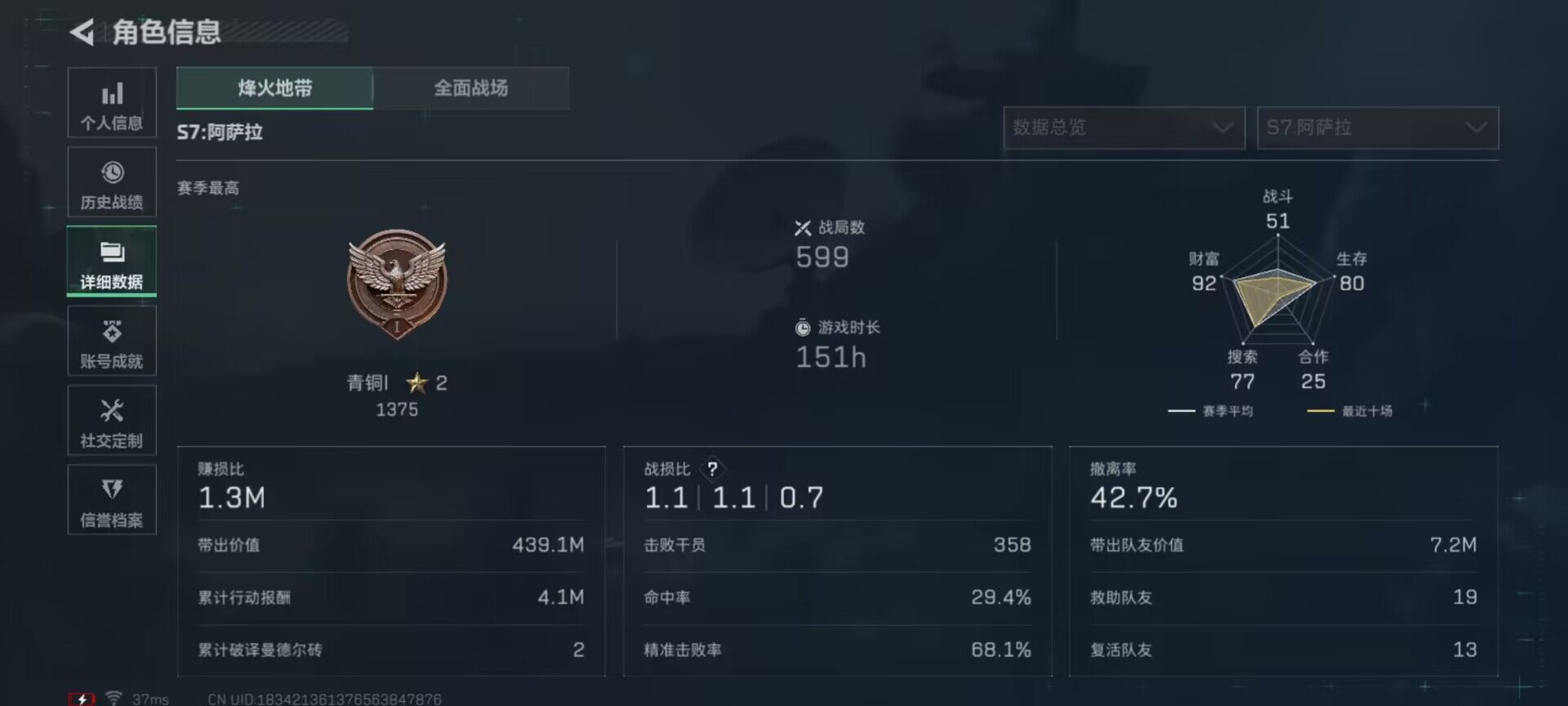 SJZQM431864三角洲行动账号详情图22