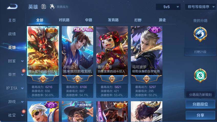 WZLX462820王者荣耀账号详情图7