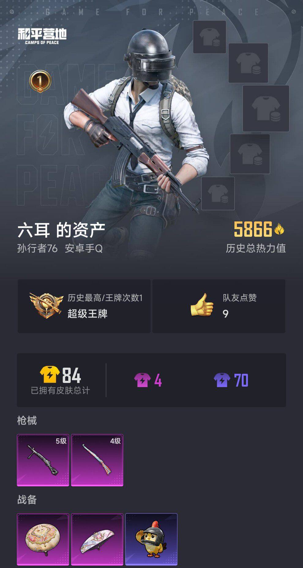 HPCMW425410和平精英账号详情图3