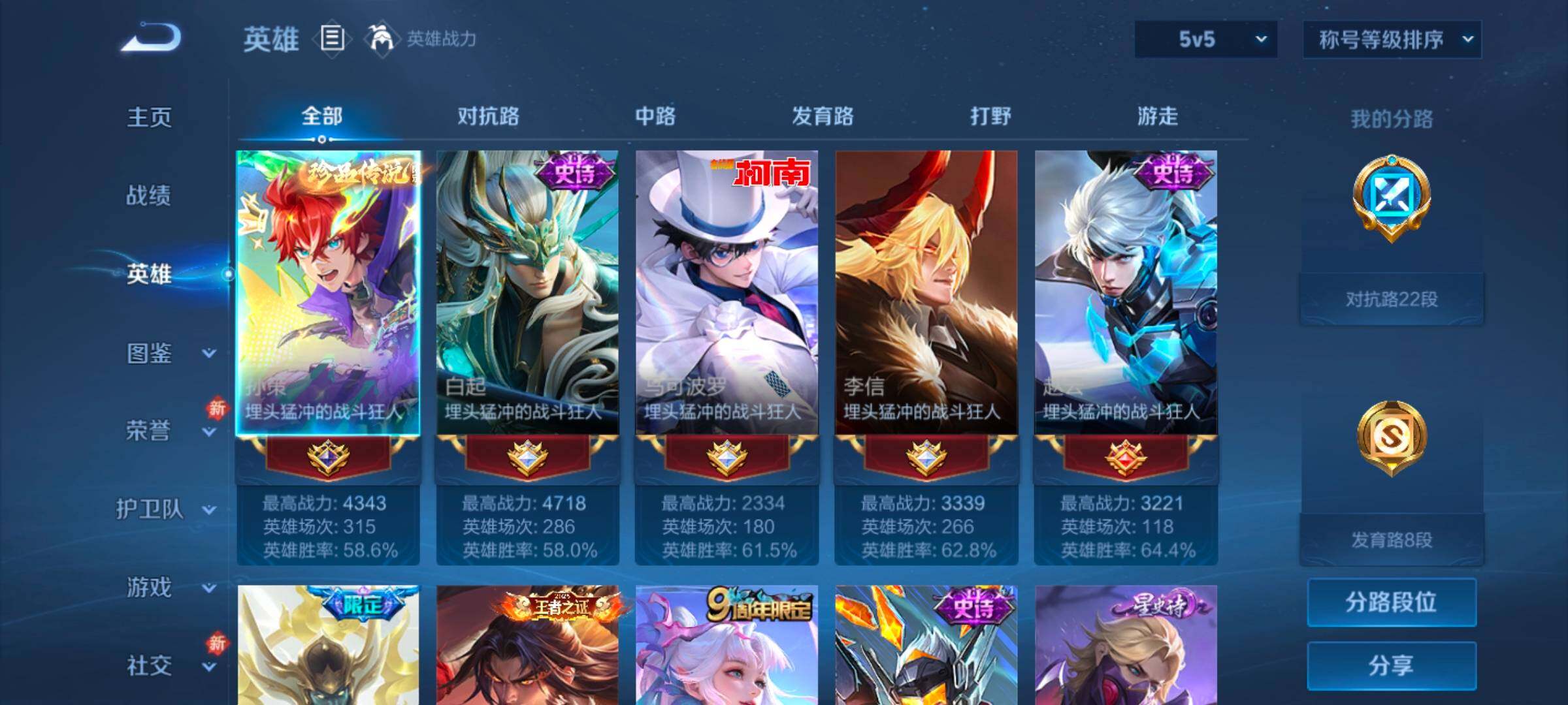 WZCMW449119王者荣耀账号详情图3