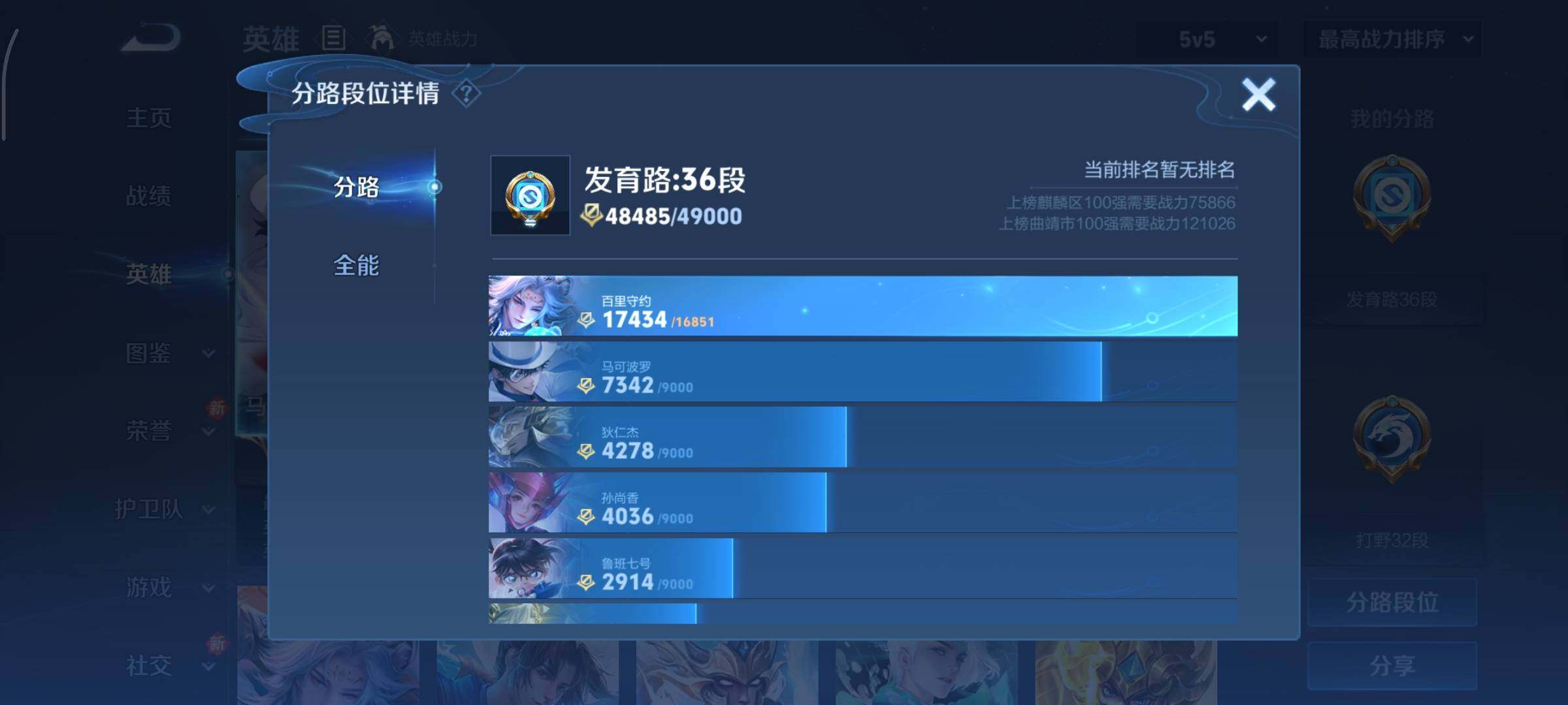 WZCMY460120王者荣耀账号详情图4 WZCMY460120王者荣耀账号详情图4