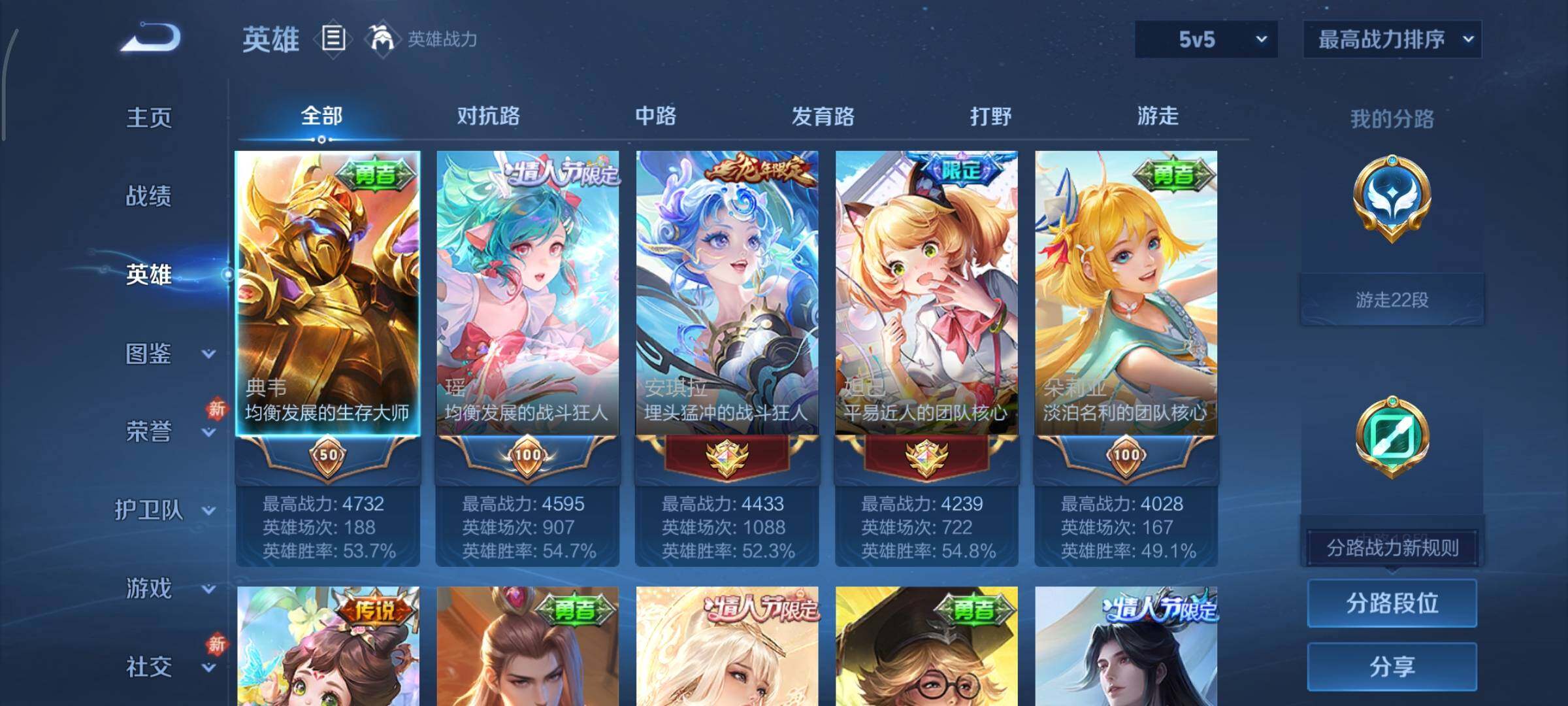 WZCMY460127王者荣耀账号详情图3