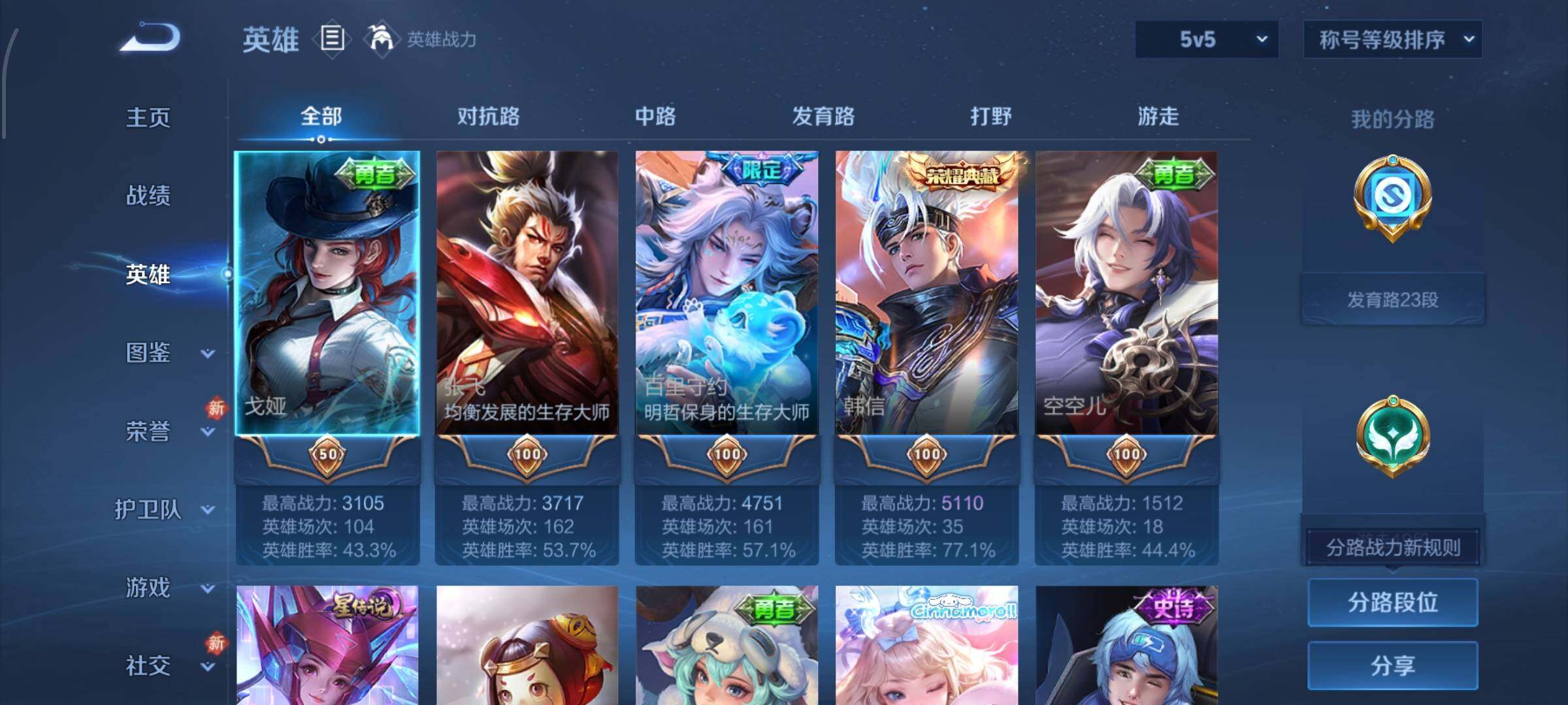 WZCMW456400王者荣耀账号详情图3