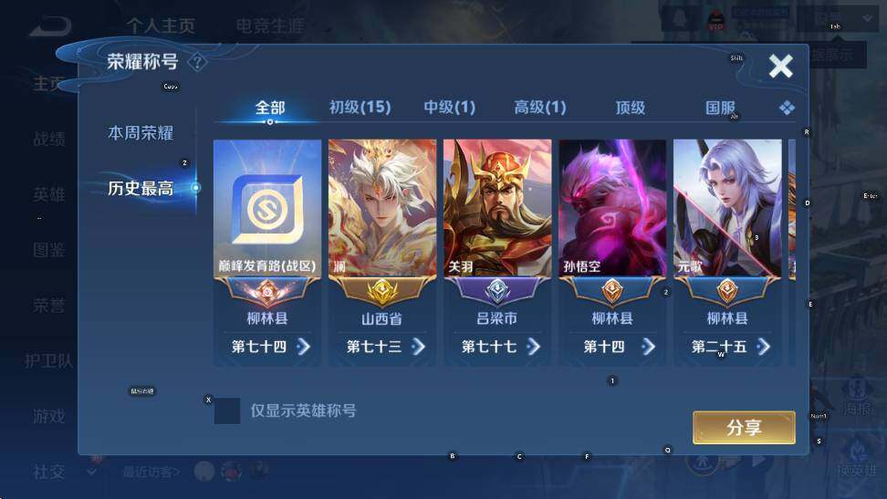 WZCMW449035王者荣耀账号详情图10